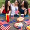 175 PCS USA Flag Party Tableware Set – Plates, Cups, Napkins, Utensils for 25 Guests – 4th of July & Patriotic Events